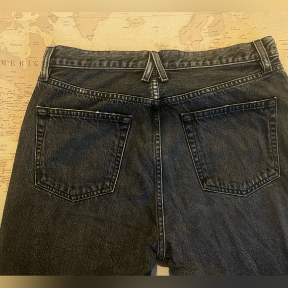 SLVRLAKE Rider Break Down Split
Hem Jeans Straight Leg Black Denim Size 31 - Picture 9 of 16